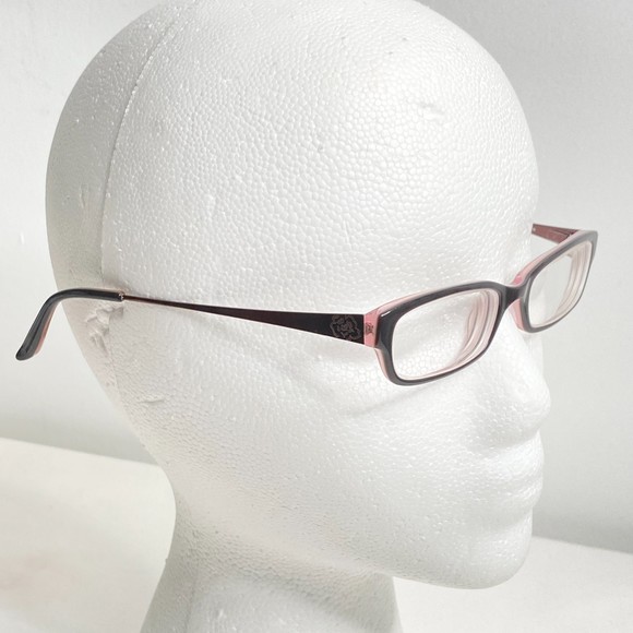 Candies Reese Eyeglass Frames Brown Pink 48 16 135 - Picture 2 of 10